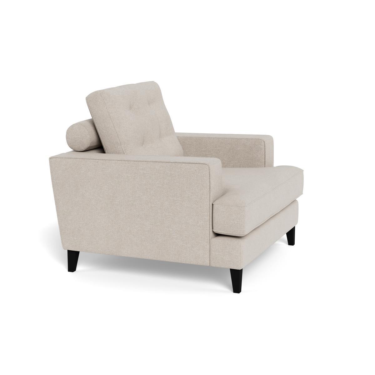 Heal's Mistral Armchair Texture Limestone Natural Feet - Heal's UK Furniture – image 2