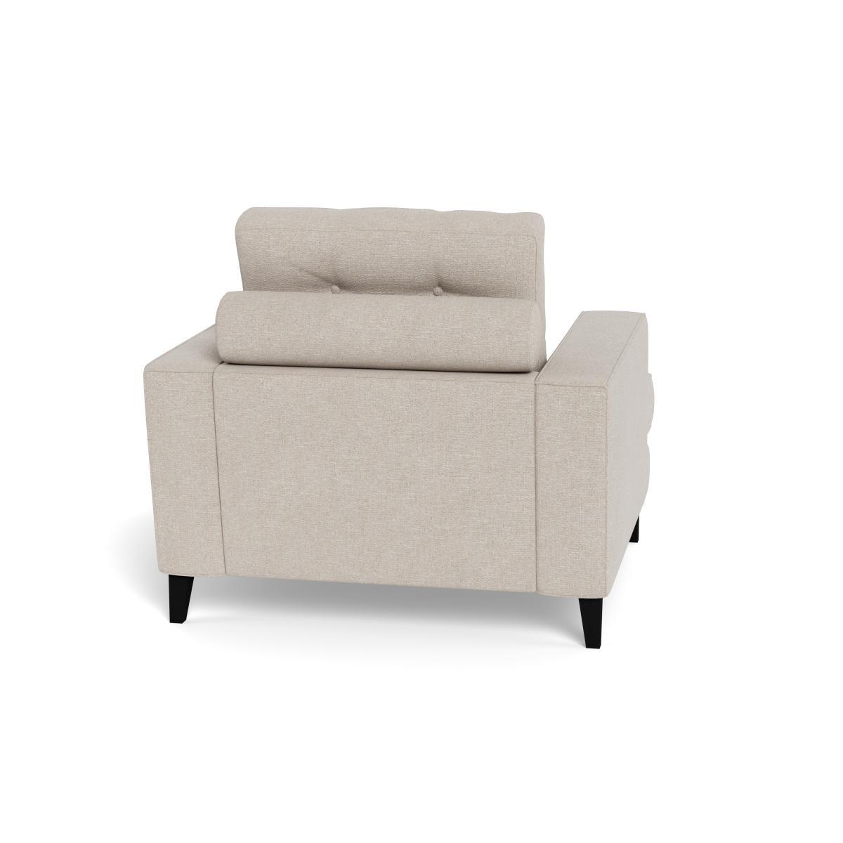 Heal's Mistral Armchair Texture Limestone Natural Feet - Heal's UK Furniture – image 5