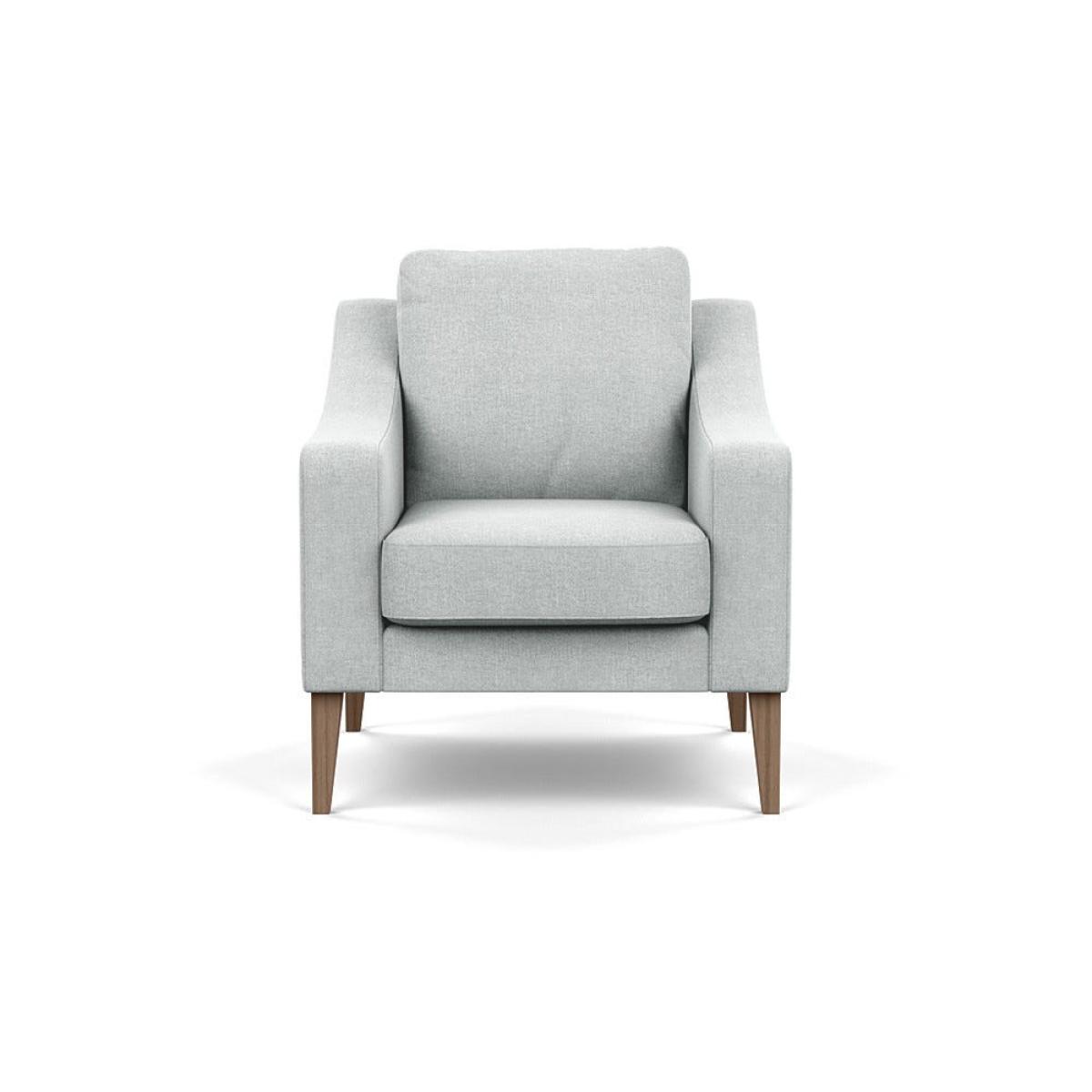 Heal's Richmond Armchair Broad Weave Tin Walnut Feet – image 2
