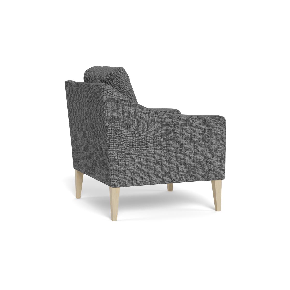 Heal's Richmond Armchair Tejo Noir Natural Feet – image 5