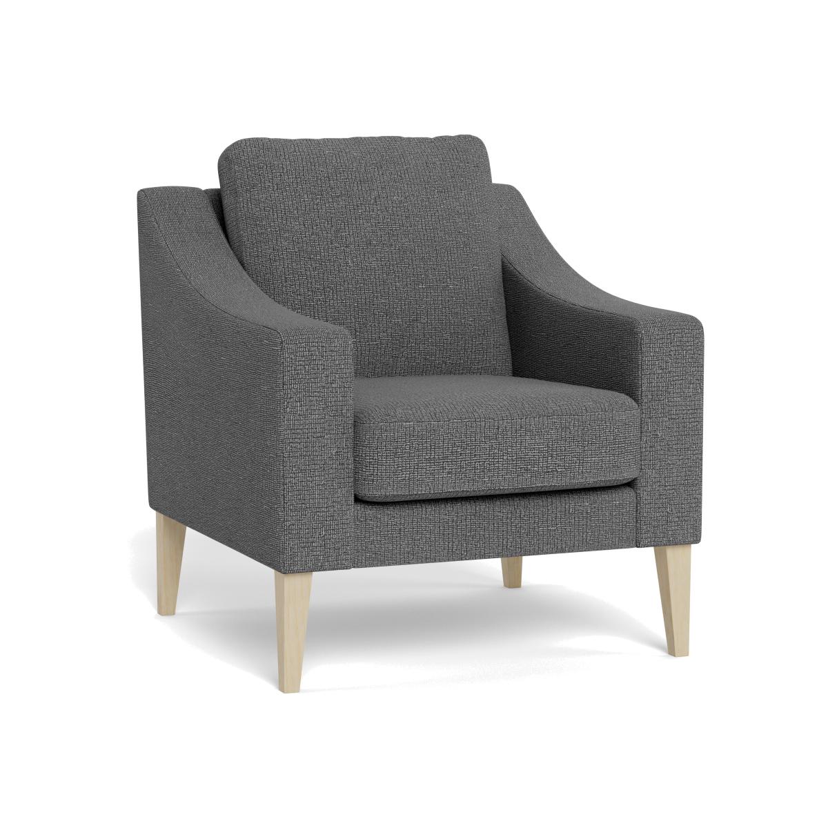 Heal's Richmond Armchair Tejo Noir Natural Feet – image 1