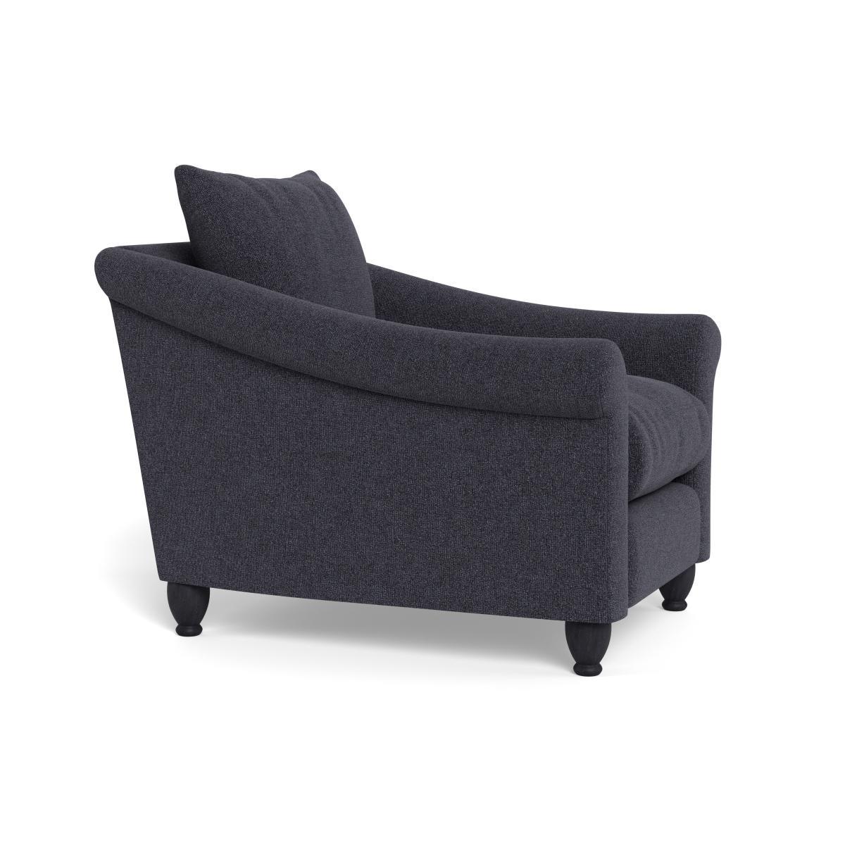 Heal's Devon Armchair Texture Soot Natural Ash Feet - Heal's UK Furniture – image 2