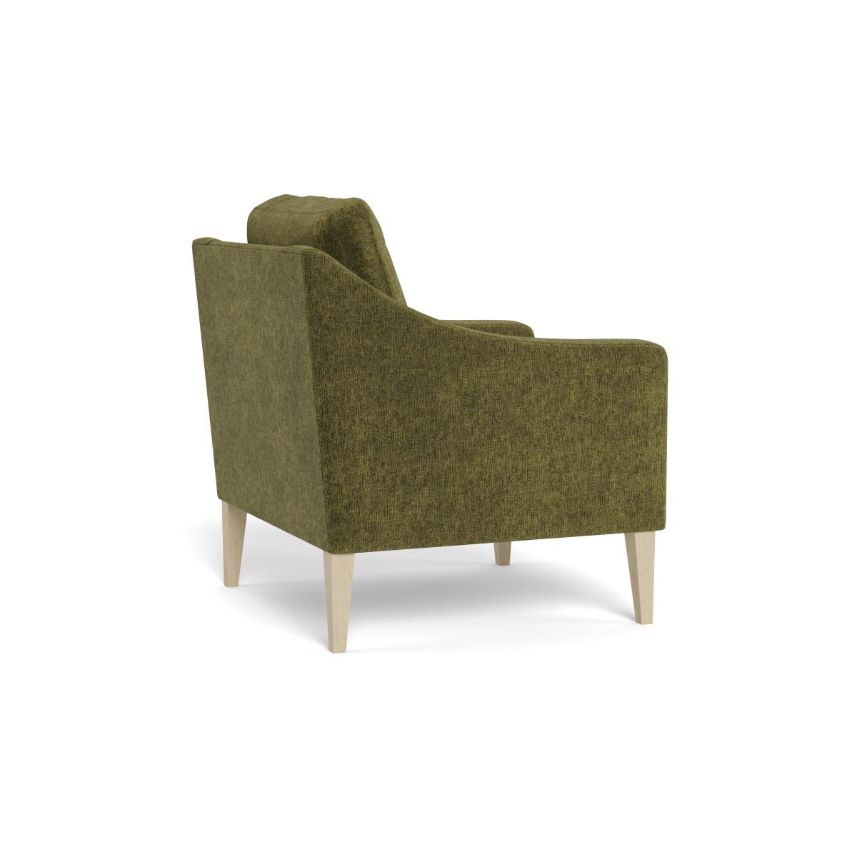 Heal's Richmond Armchair Boucle Velvet Wilder Natural Beech Feet – image 4