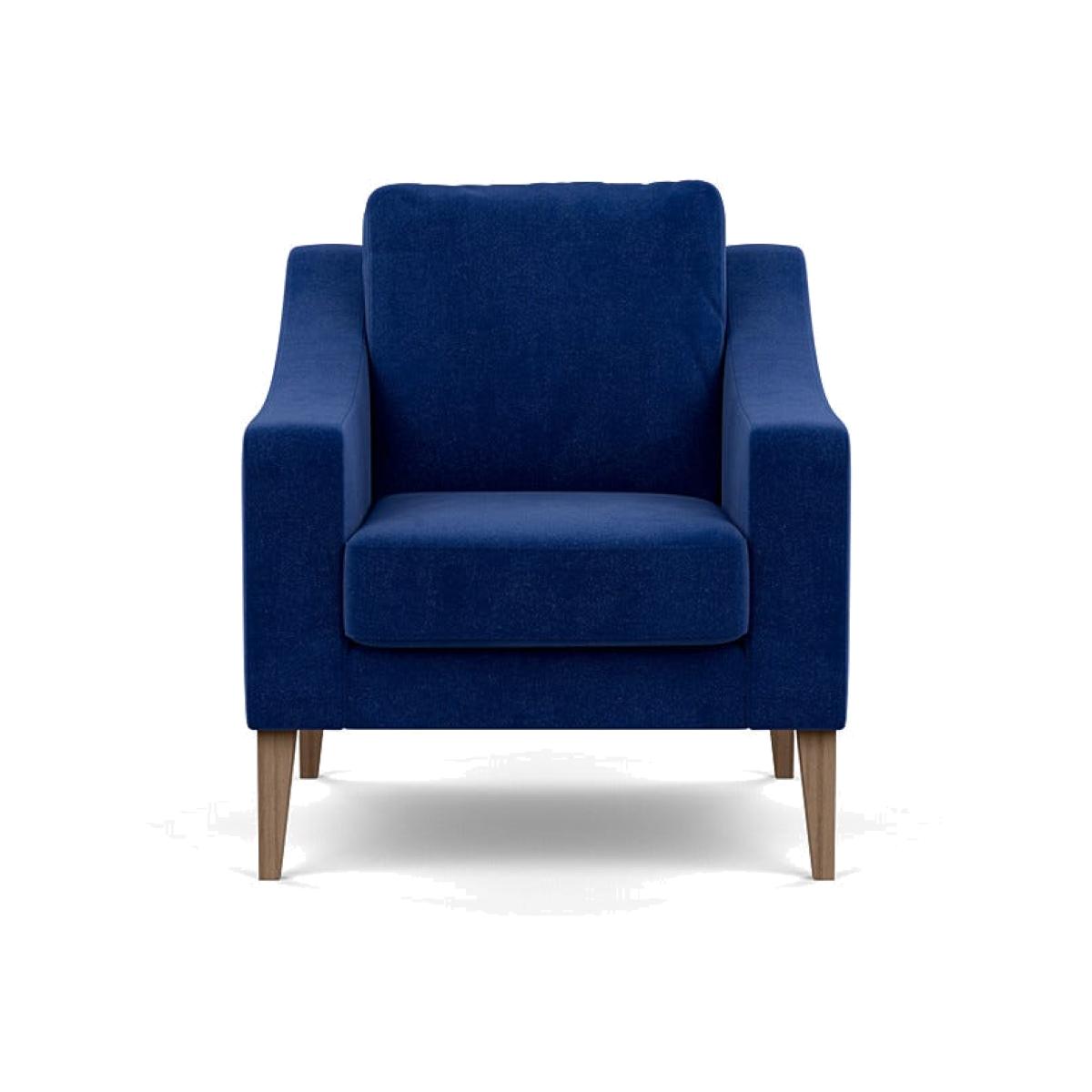 Heal's Richmond Armchair Smart Velvet Forest Natural Feet - Heal's UK Furniture – image 1