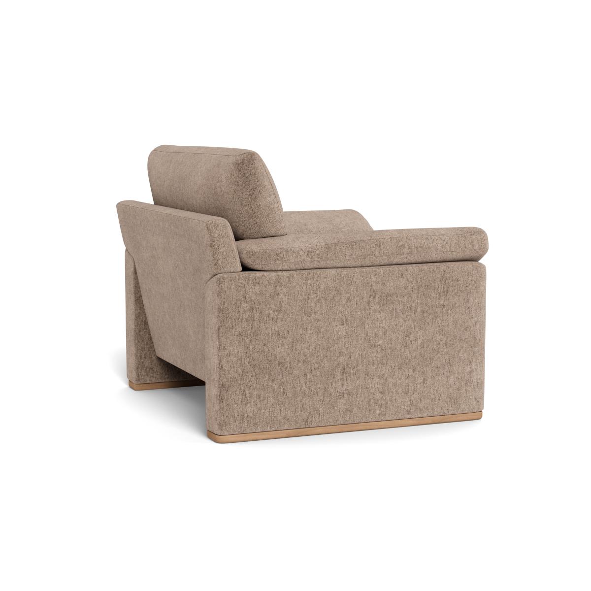 Heal's Paris II Armchair Boucle Velvet Rocky Natural Feet – image 4