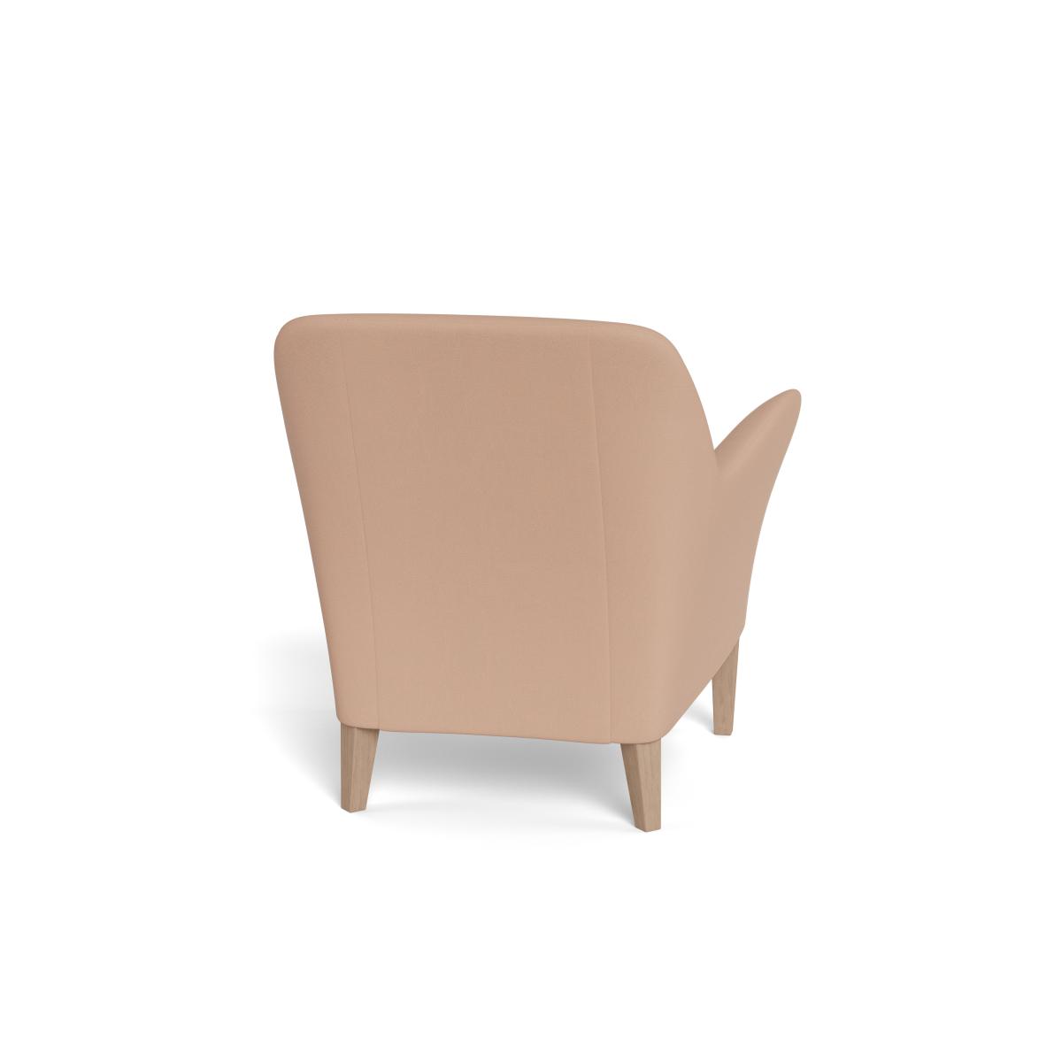 Heal's Wallis Armchair Capelo Linen-Cotton Rosedale Stained Oak Feet – image 6