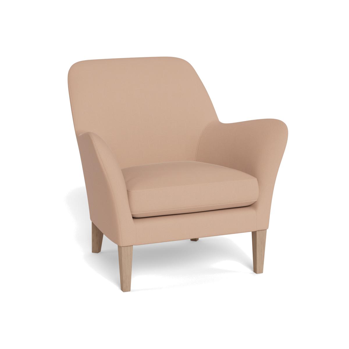 Heal's Wallis Armchair Capelo Linen-Cotton Rosedale Stained Oak Feet – image 1