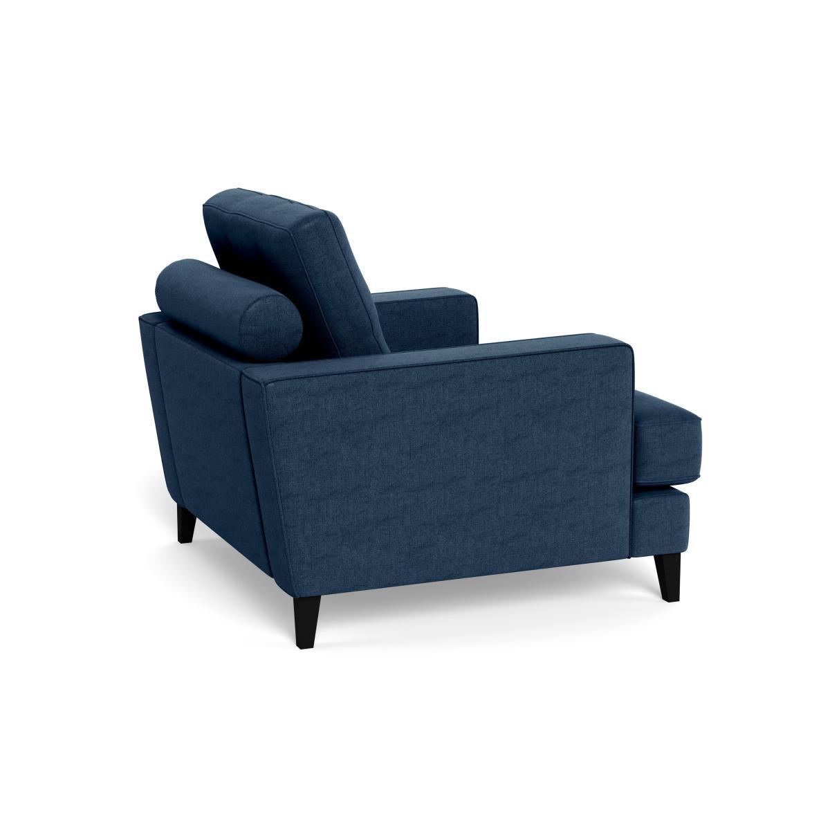 Heal's Mistral Armchair Capelo LinenCotton Inkspot Black Feet - Heal's UK Furniture – image 4