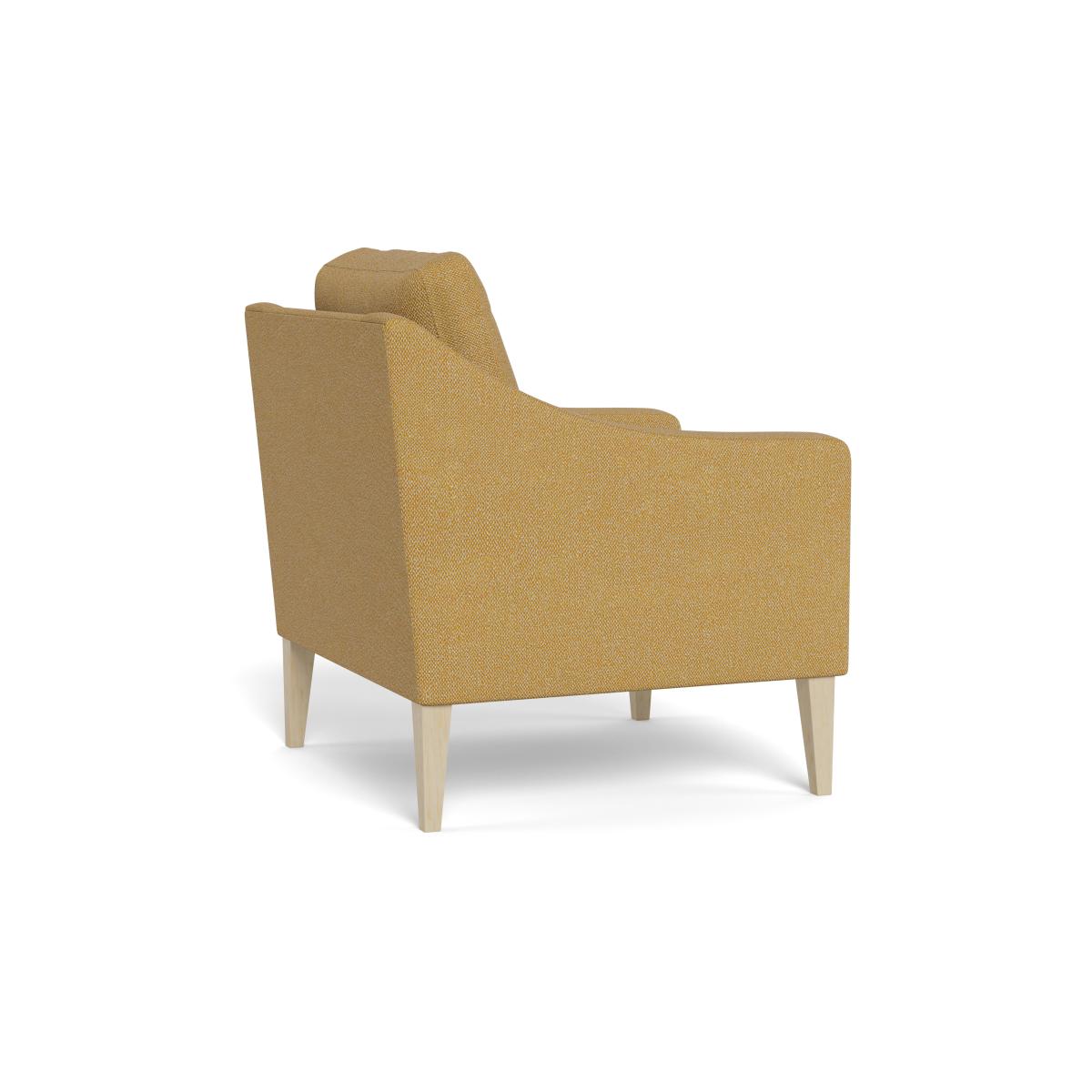 Heal's Richmond Armchair Boucle Tweed Citrine Natural Beech Feet – image 4