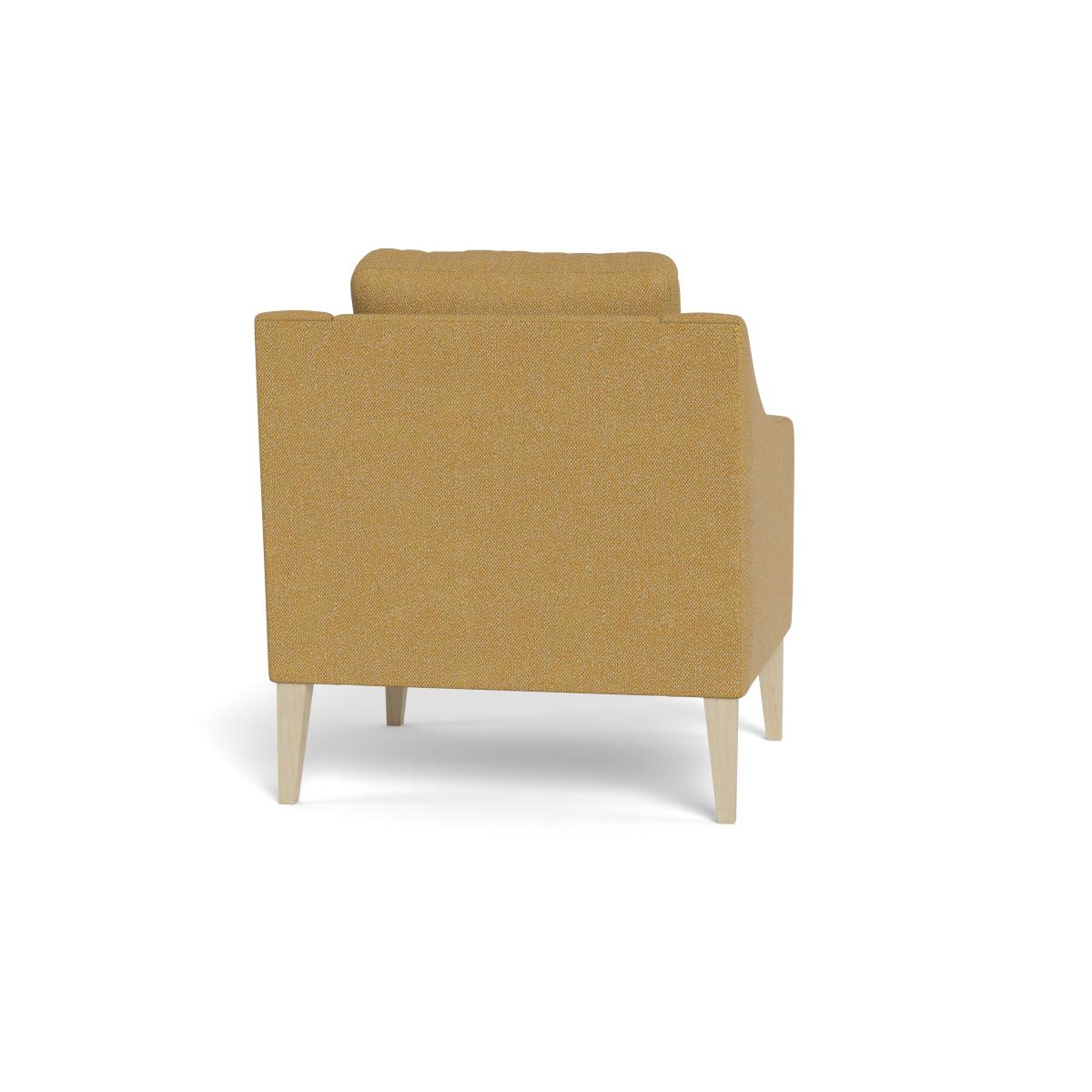 Heal's Richmond Armchair Boucle Tweed Citrine Natural Beech Feet – image 5