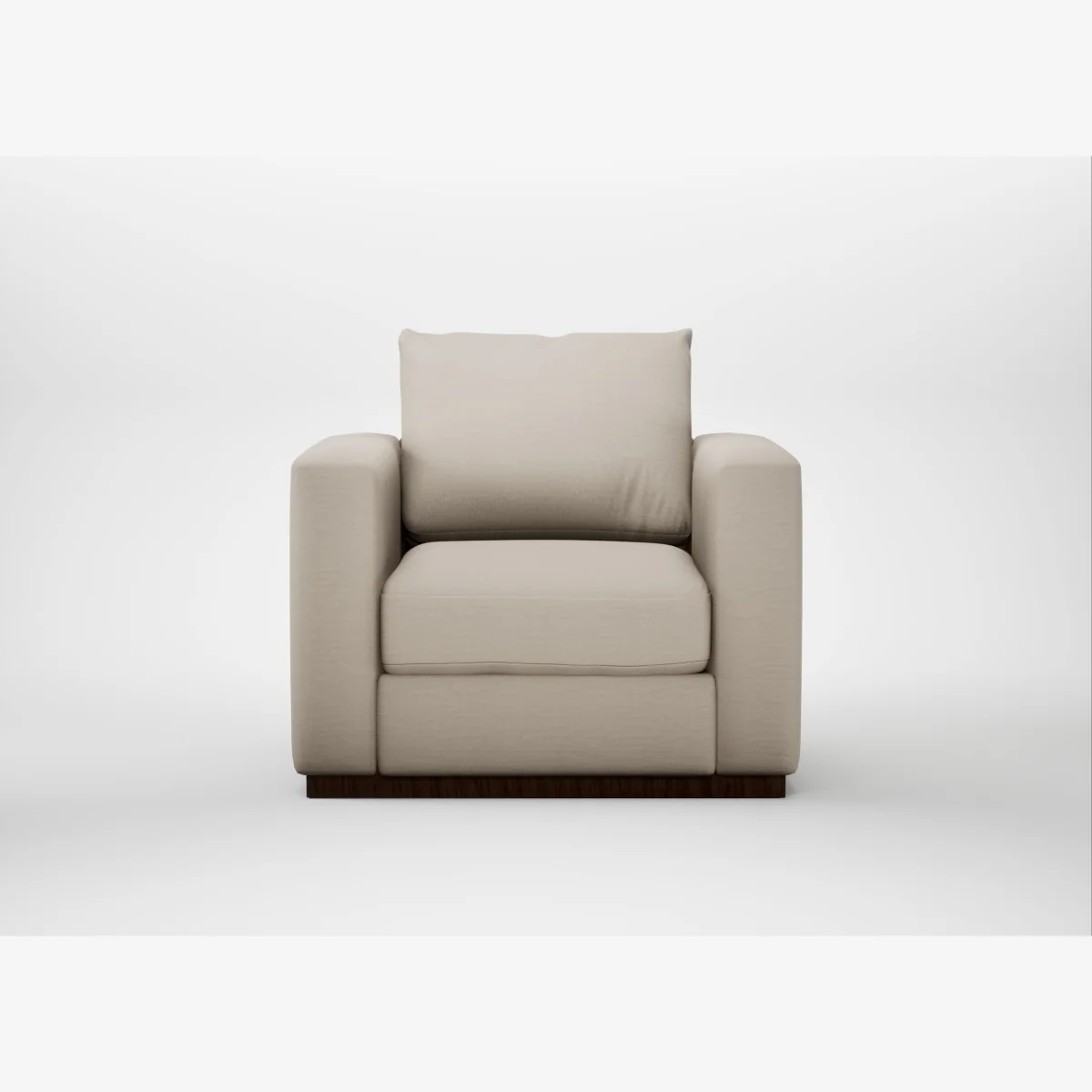 Heal's Trento Armchair Broad Weave Putty – image 1