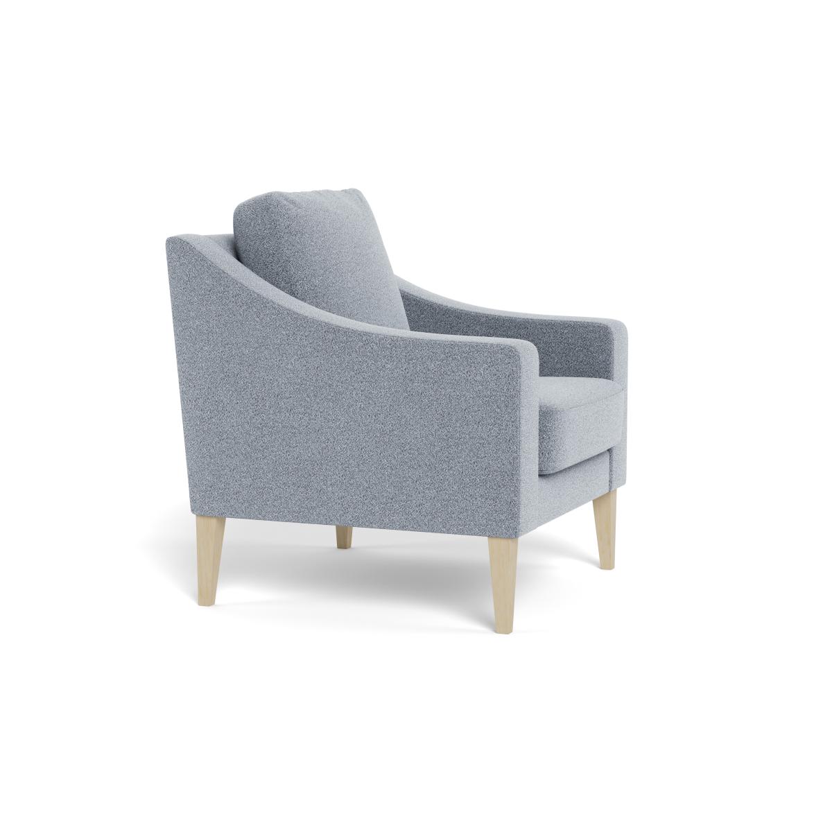 Heal's Richmond Armchair Boucle Steel Tinted Ash Feet – image 3