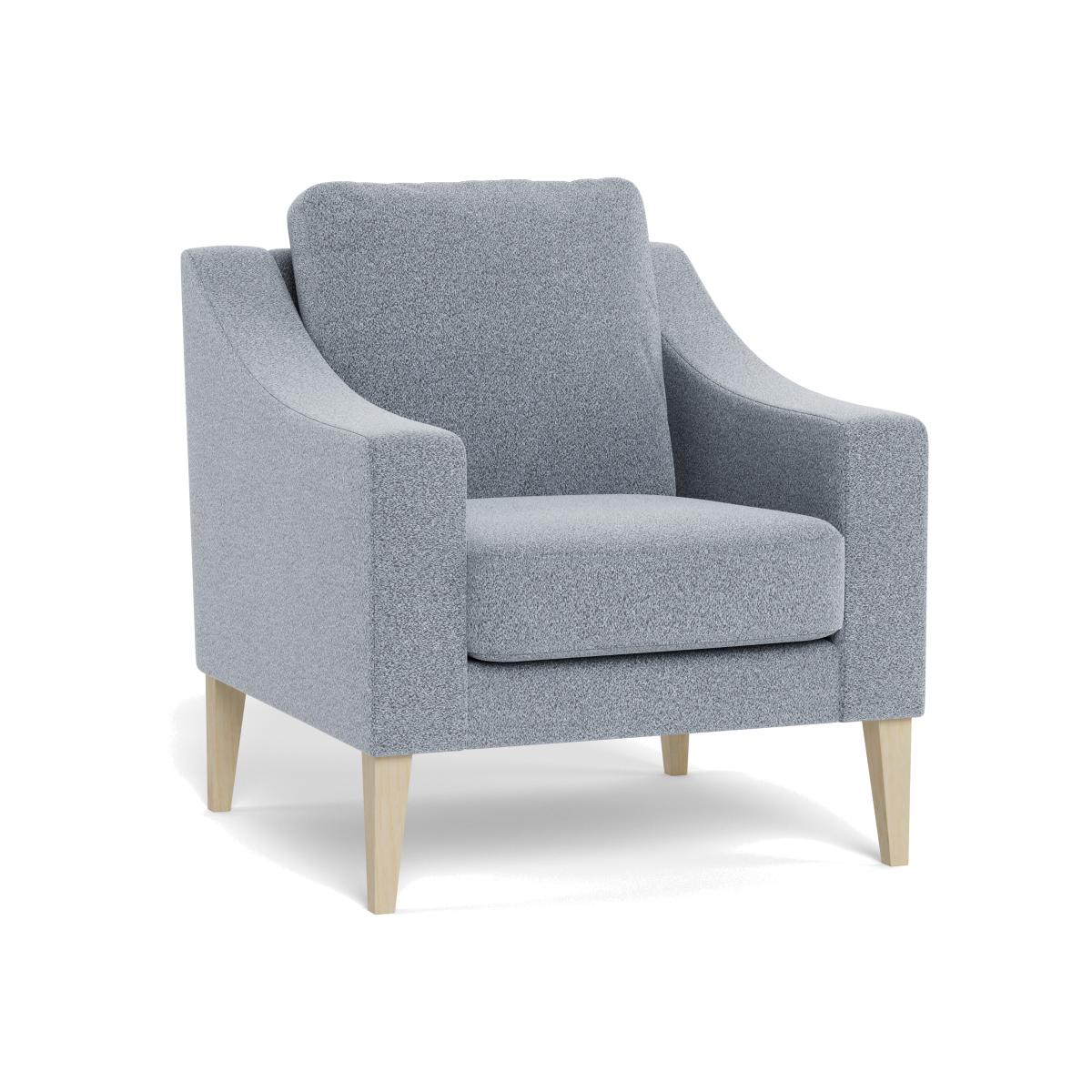Heal's Richmond Armchair Boucle Steel Tinted Ash Feet – image 1