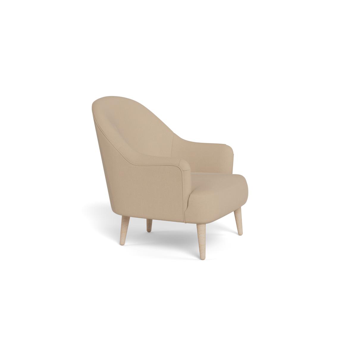 Heal's Elgin Chair Capelo Linen-Cotton Bamboo Natural Feet – image 2