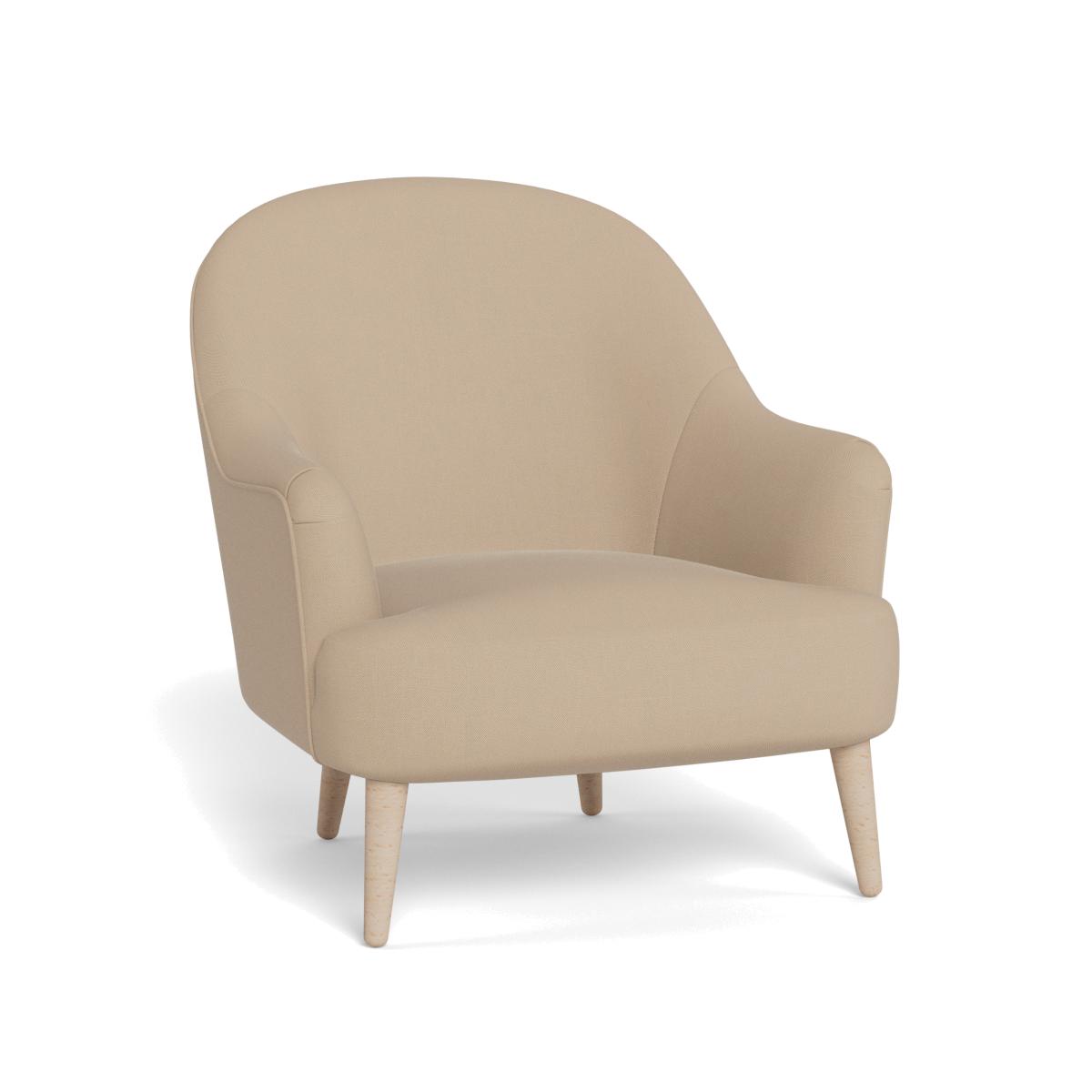 Heal's Elgin Chair Capelo Linen-Cotton Bamboo Natural Feet – image 1
