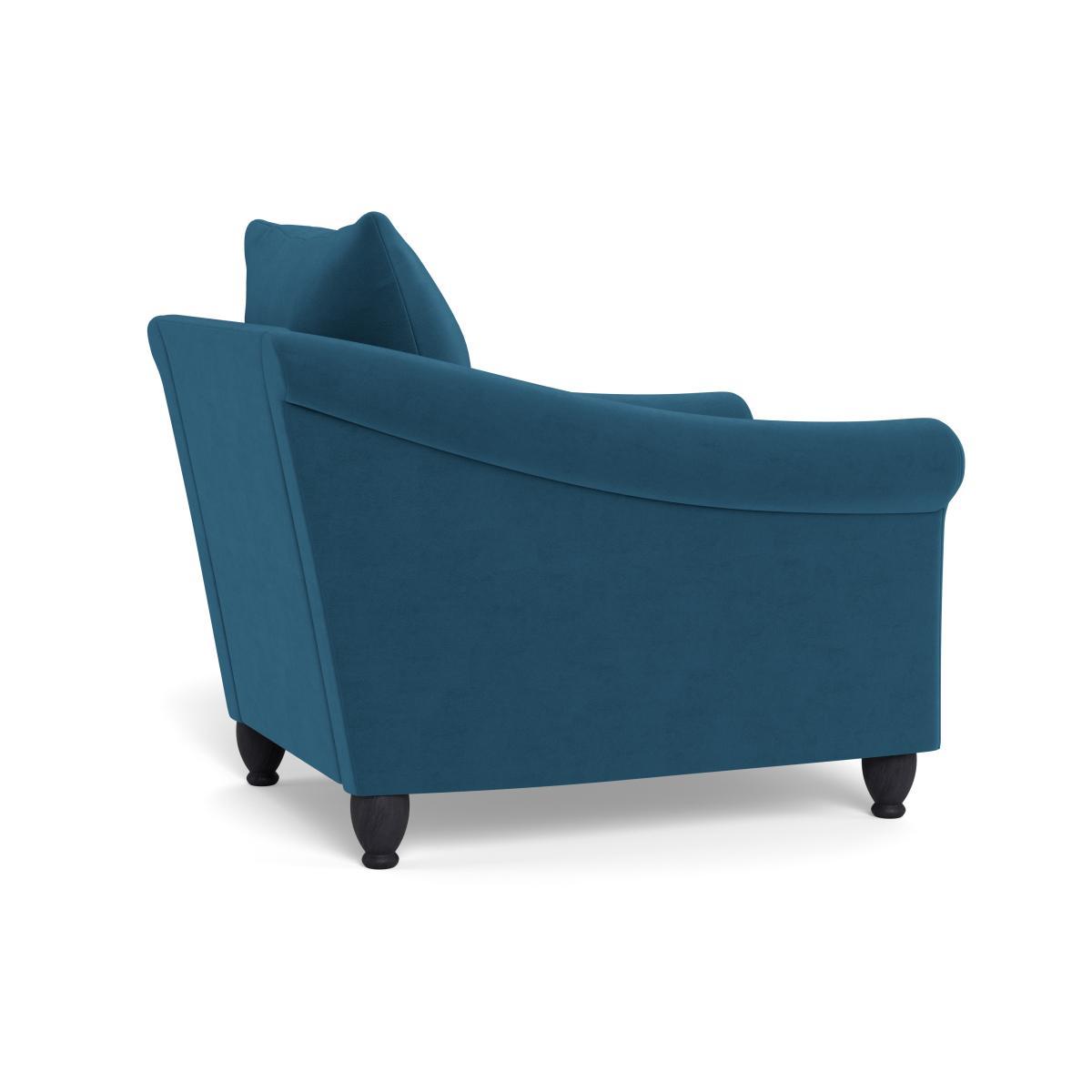 Heal's Devon Armchair Melton Wool Shale Walnut Stain Beech Feet - Heal's UK Furniture – image 4
