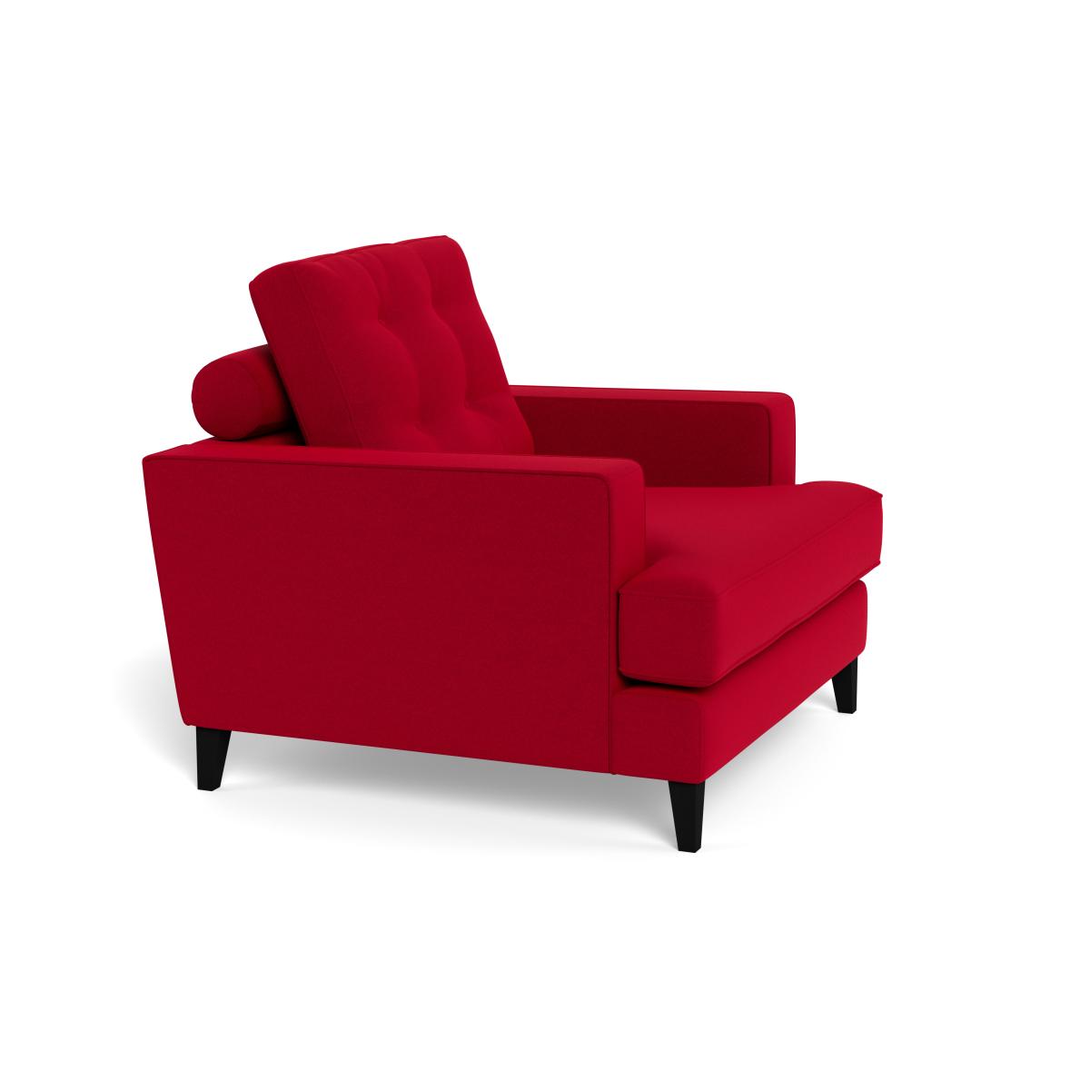Heal's Mistral Armchair Melton Wool Red Oxide Natural Feet – image 3