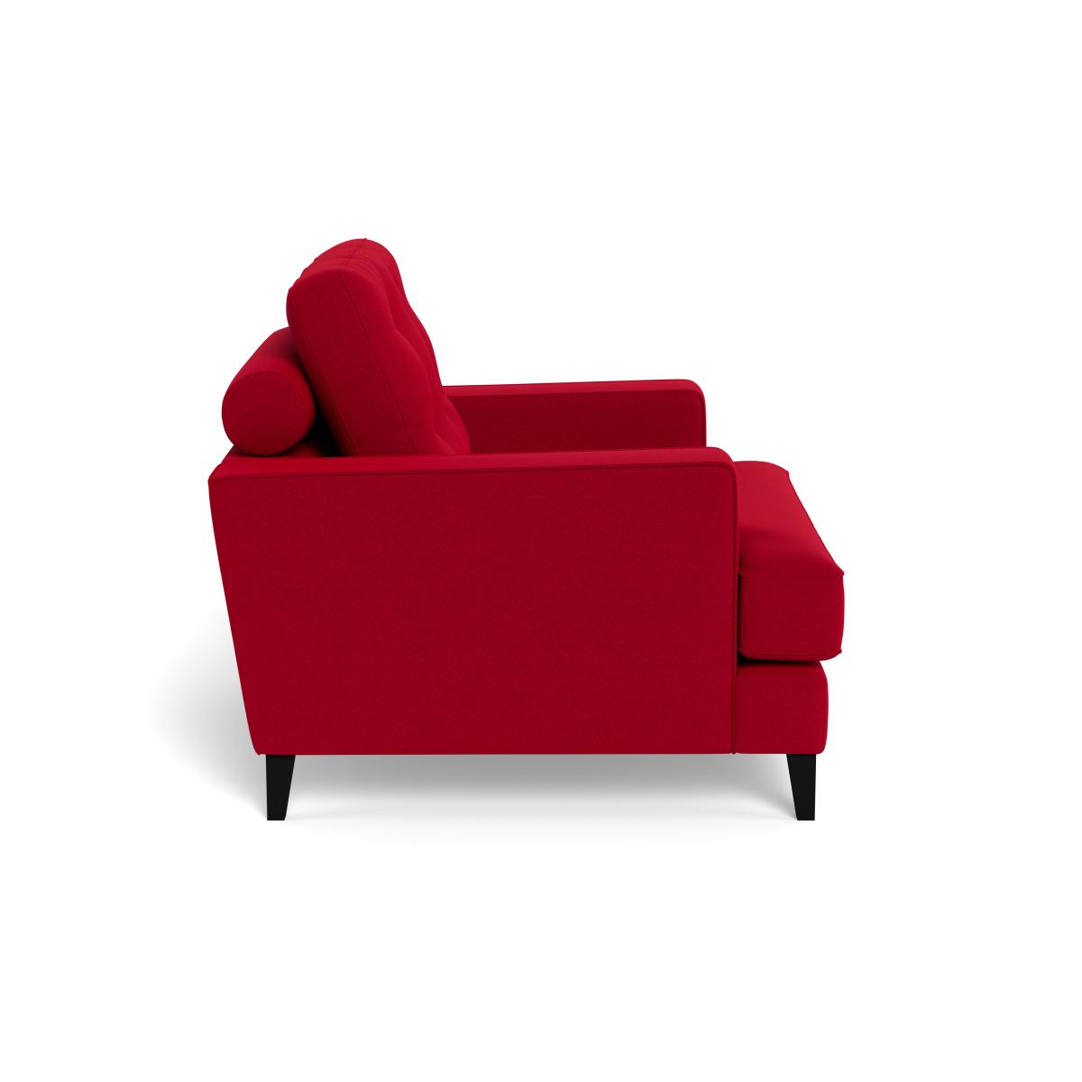 Heal's Mistral Armchair Melton Wool Red Oxide Natural Feet – image 4