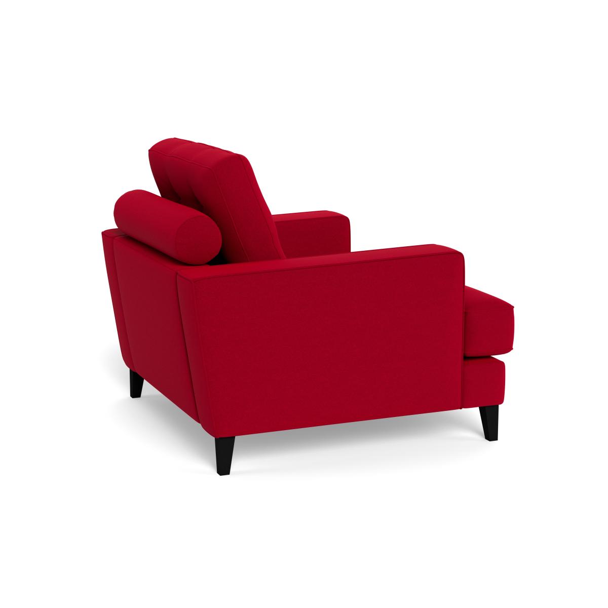 Heal's Mistral Armchair Melton Wool Red Oxide Natural Feet – image 5