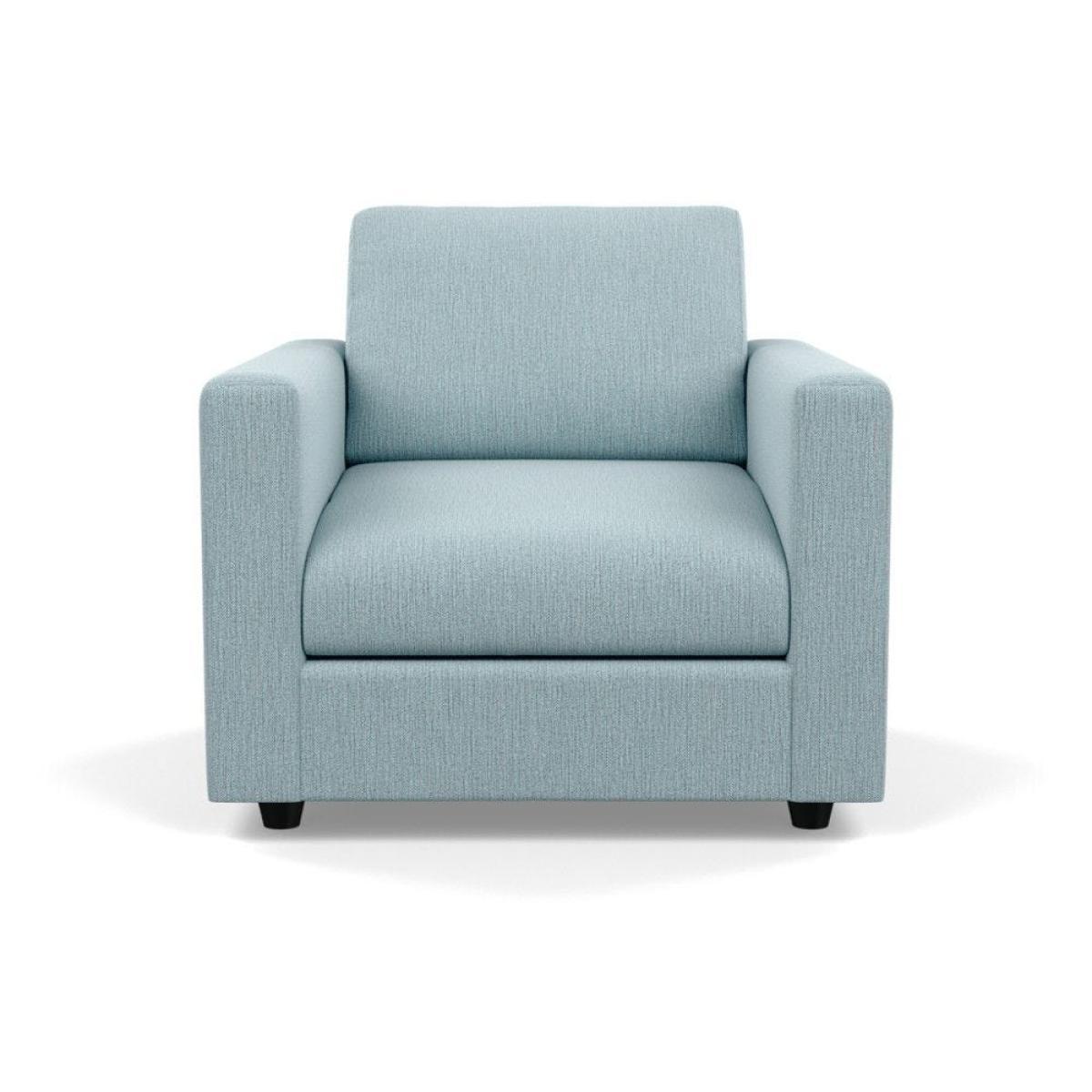 Heal's Nimbus Armchair Velvet Petrol Black Feet - Heal's UK Furniture – image 2