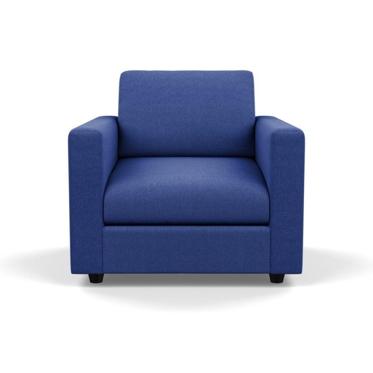 Heal's Nimbus Armchair Velvet Petrol Black Feet - Heal's UK Furniture – image 14