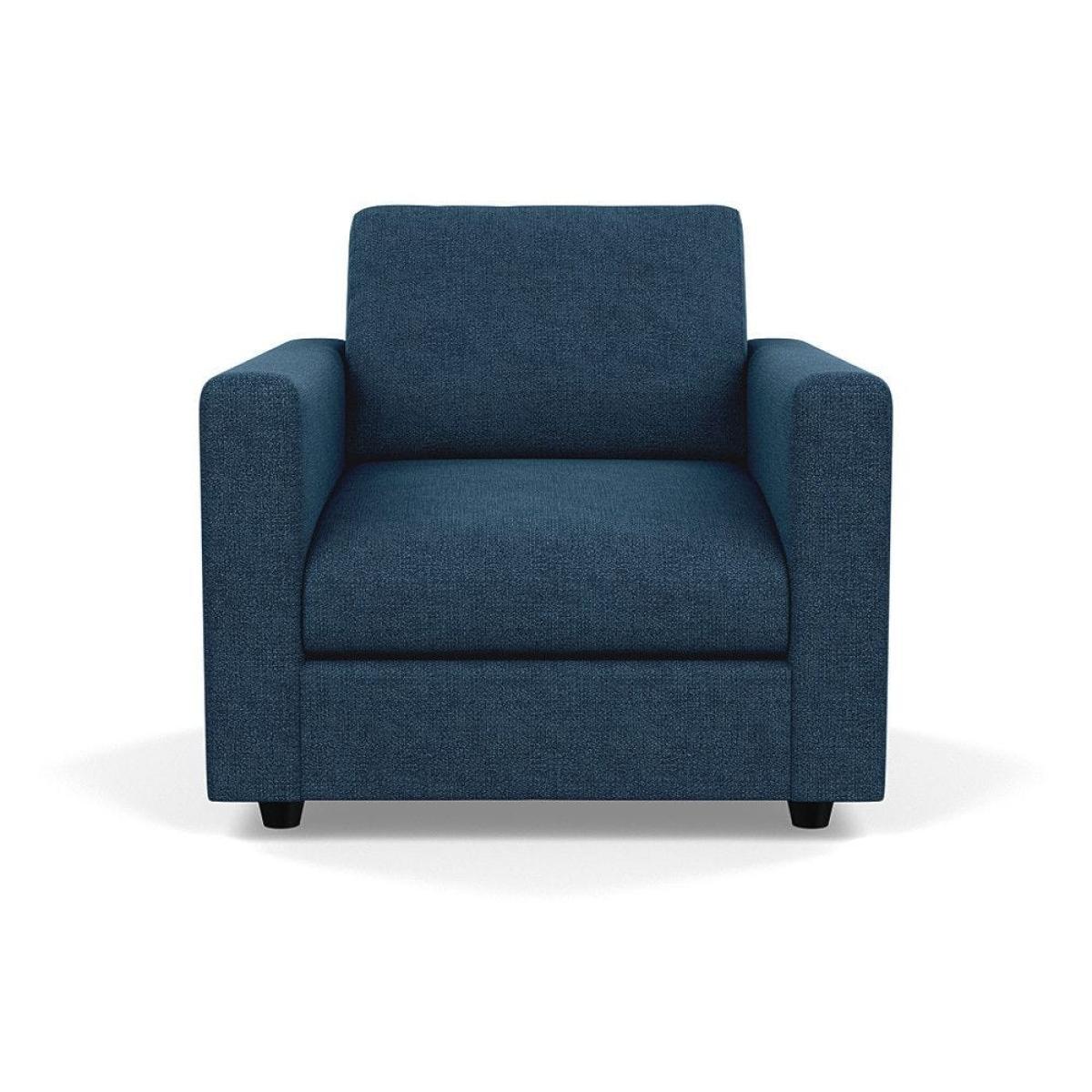 Heal's Nimbus Armchair Velvet Petrol Black Feet - Heal's UK Furniture – image 15