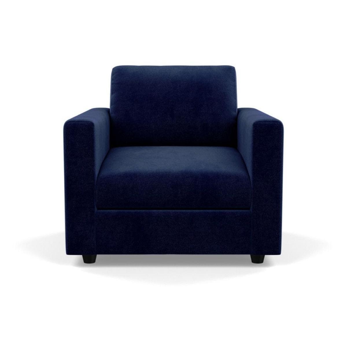 Heal's Nimbus Armchair Velvet Petrol Black Feet - Heal's UK Furniture – image 22