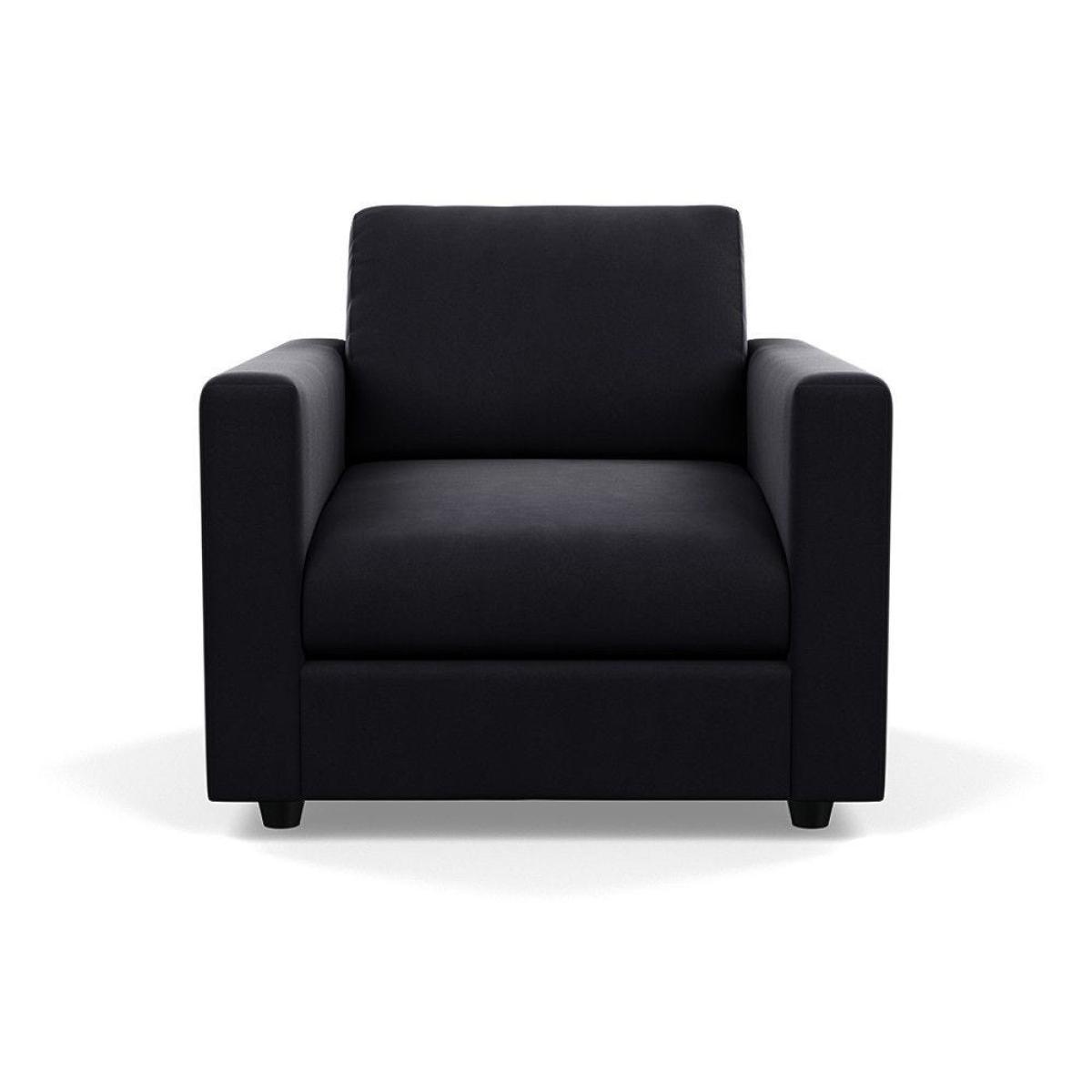 Heal's Nimbus Armchair Velvet Petrol Black Feet - Heal's UK Furniture – image 29