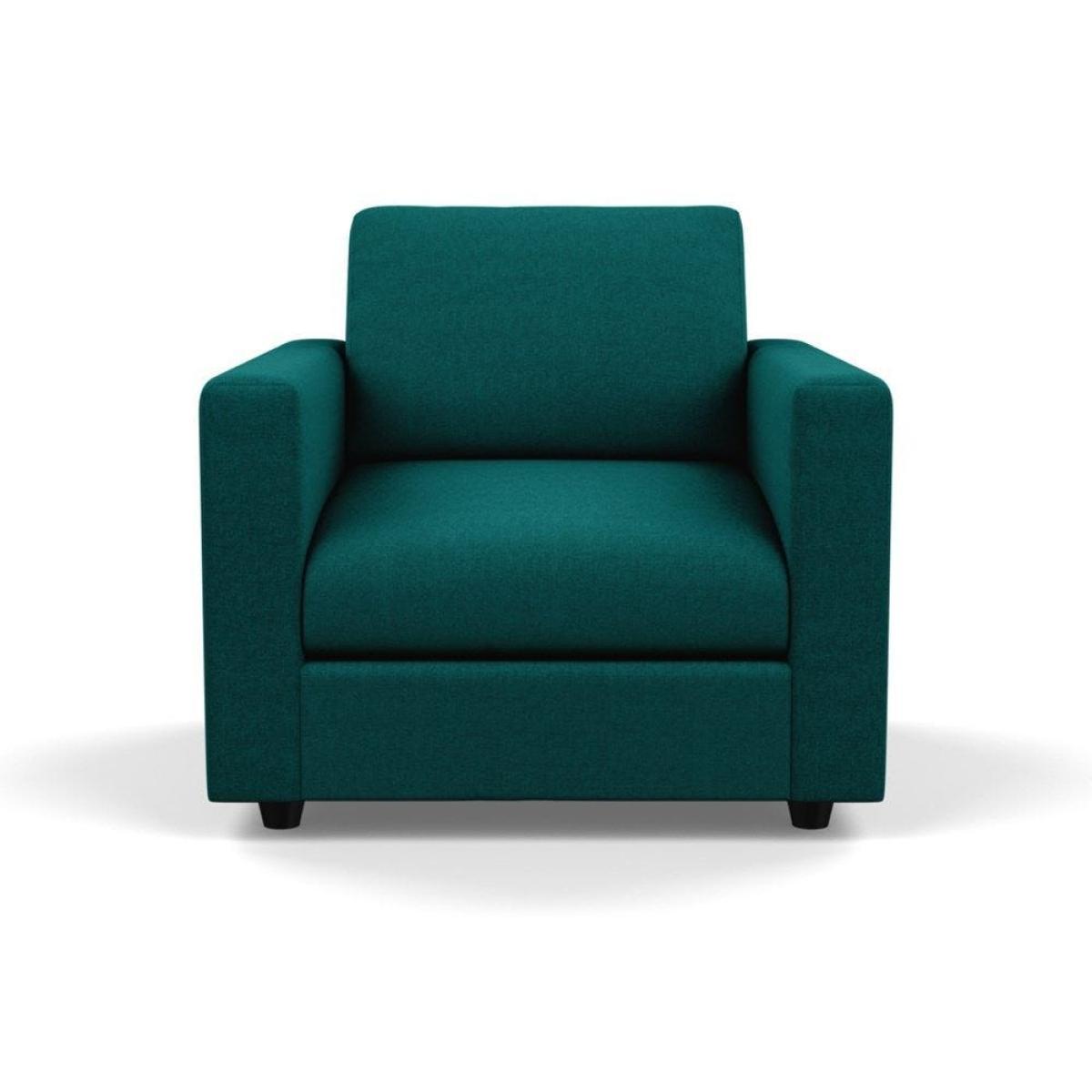 Heal's Nimbus Armchair Velvet Petrol Black Feet - Heal's UK Furniture – image 49