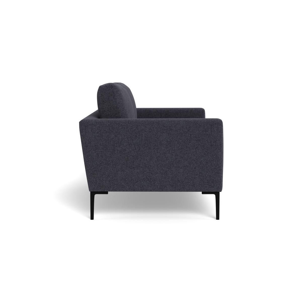 Heal's Eton 2 Seater Sofa Texture Soot Brass Feet - Heal's UK Furniture – image 3