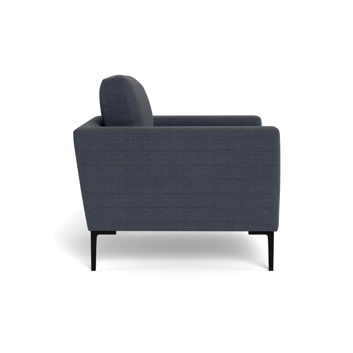 Heal's Eton Armchair Linen Dark Grey Black Feet - Heal's UK Furniture – image 3