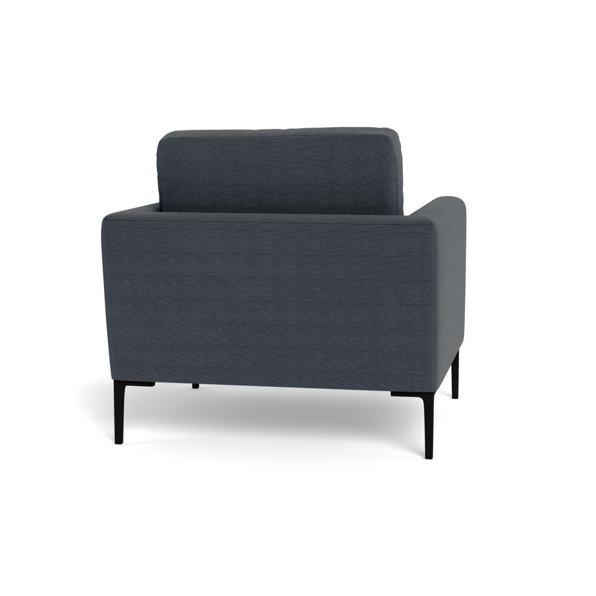 Heal's Eton Armchair Linen Dark Grey Black Feet - Heal's UK Furniture – image 5