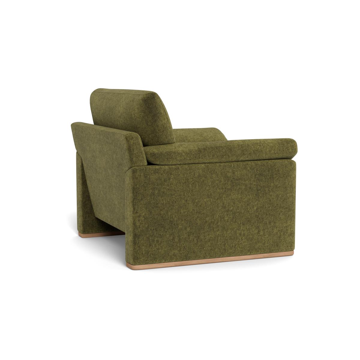 Heal's Paris II Armchair Boucle Velvet Wilder Walnut Stained Feet – image 4