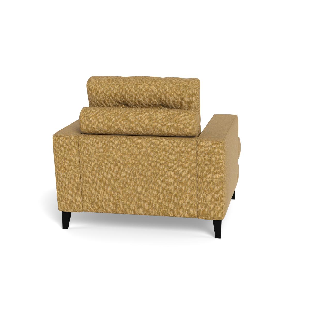 Heal's Mistral Armchair Boucle Tweed Citrine Natural Beech Feet – image 5
