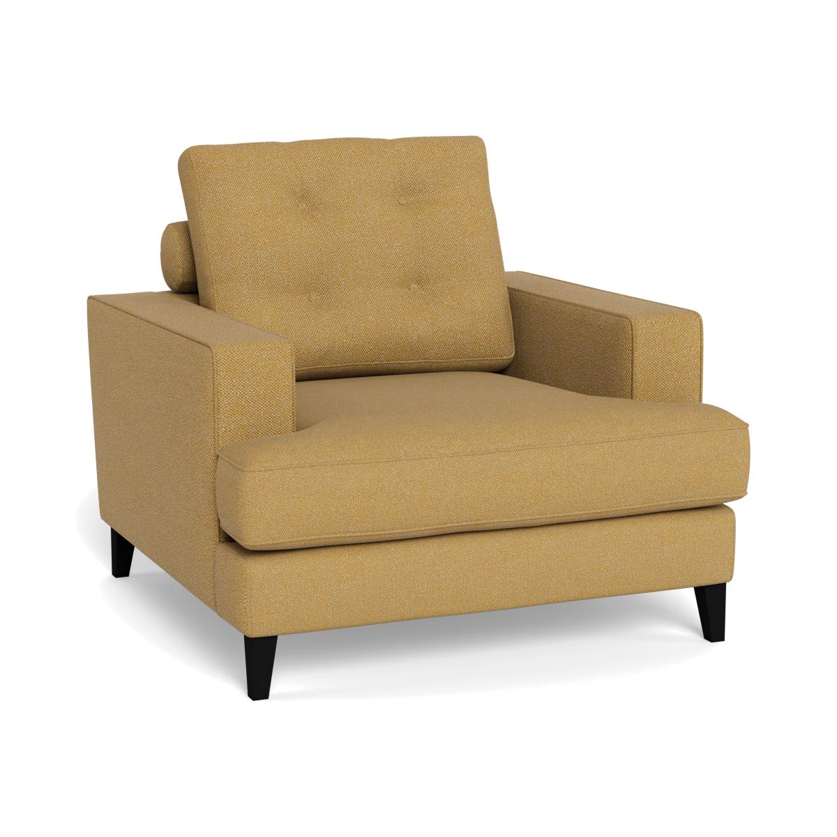 Heal's Mistral Armchair Boucle Tweed Citrine Natural Beech Feet – image 1
