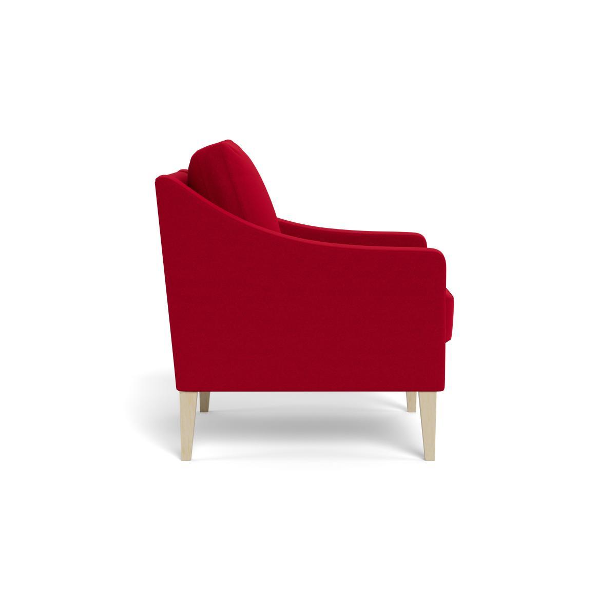 Heal's Richmond Armchair Melton Wool Red Oxide Natural Feet - Heal's UK Furniture – image 3