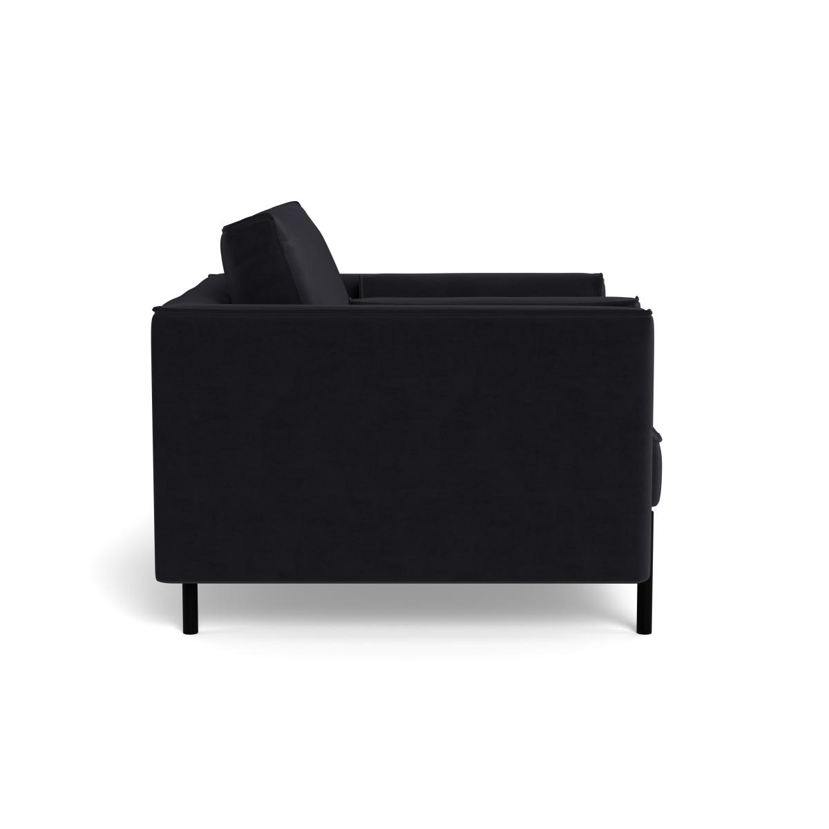 Heal's Tortona Armchair Velvet Black – image 4