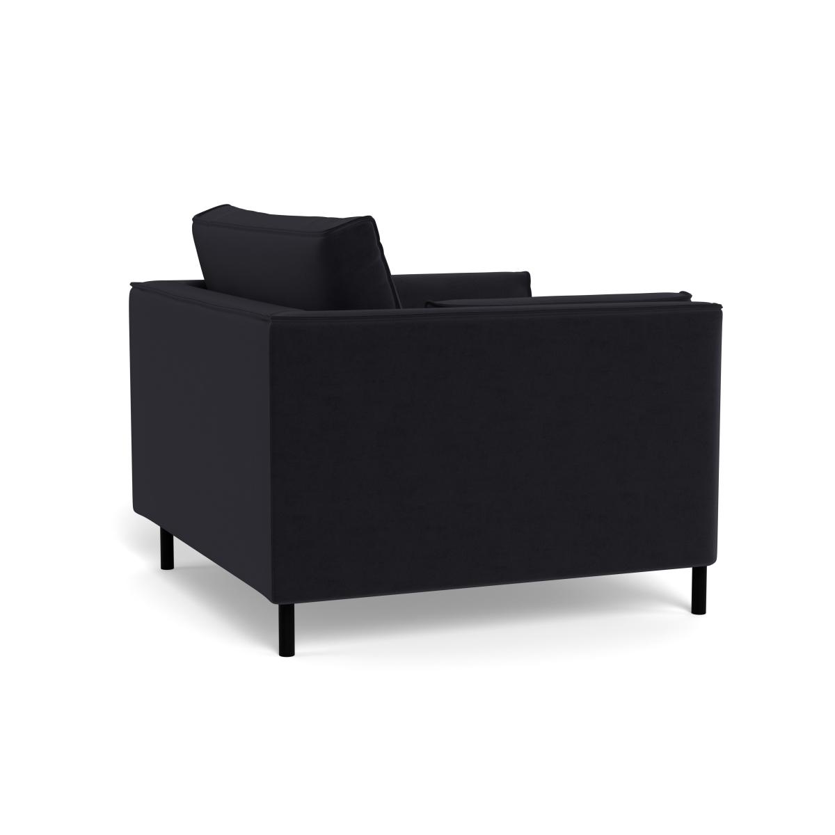 Heal's Tortona Armchair Velvet Black – image 5