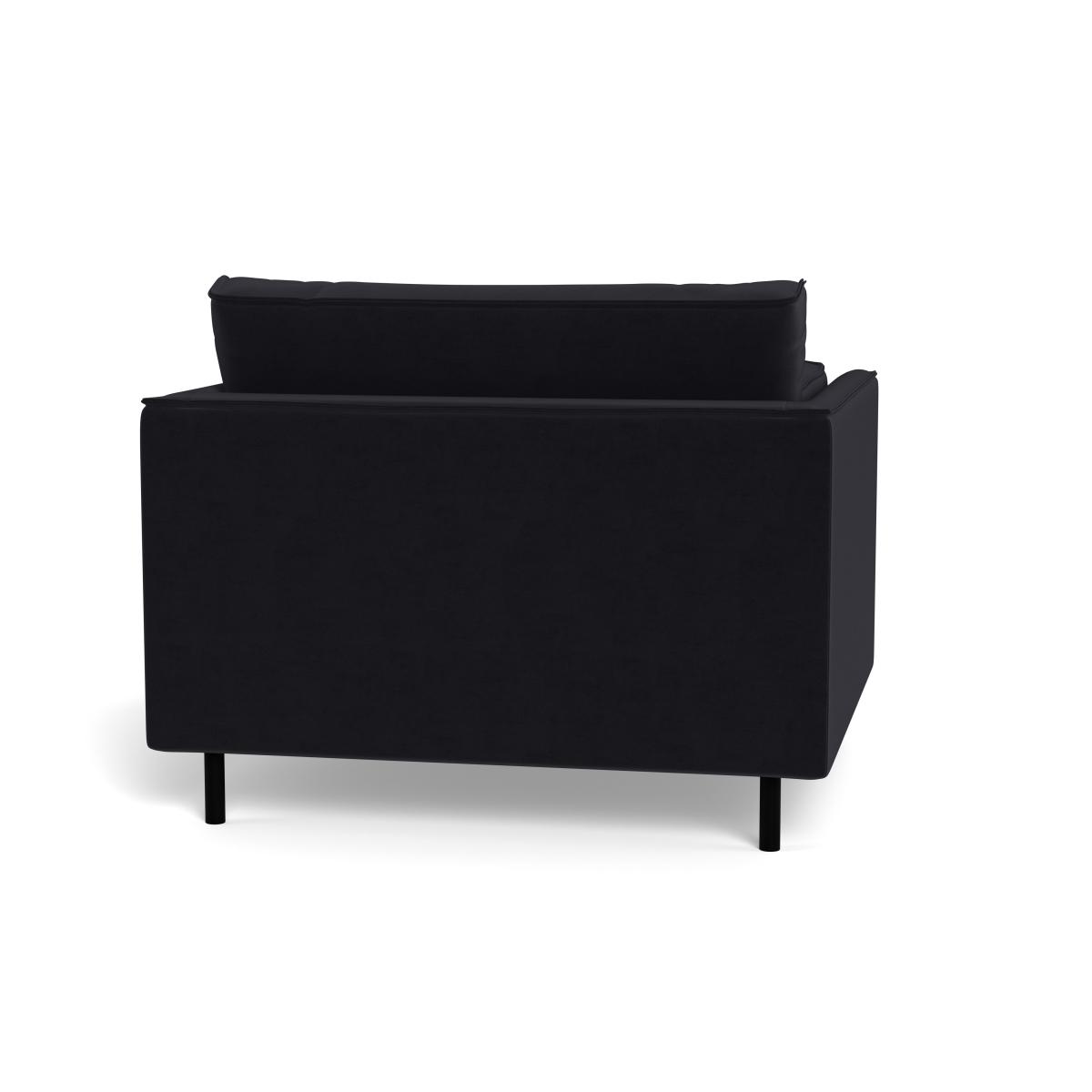 Heal's Tortona Armchair Velvet Black – image 6