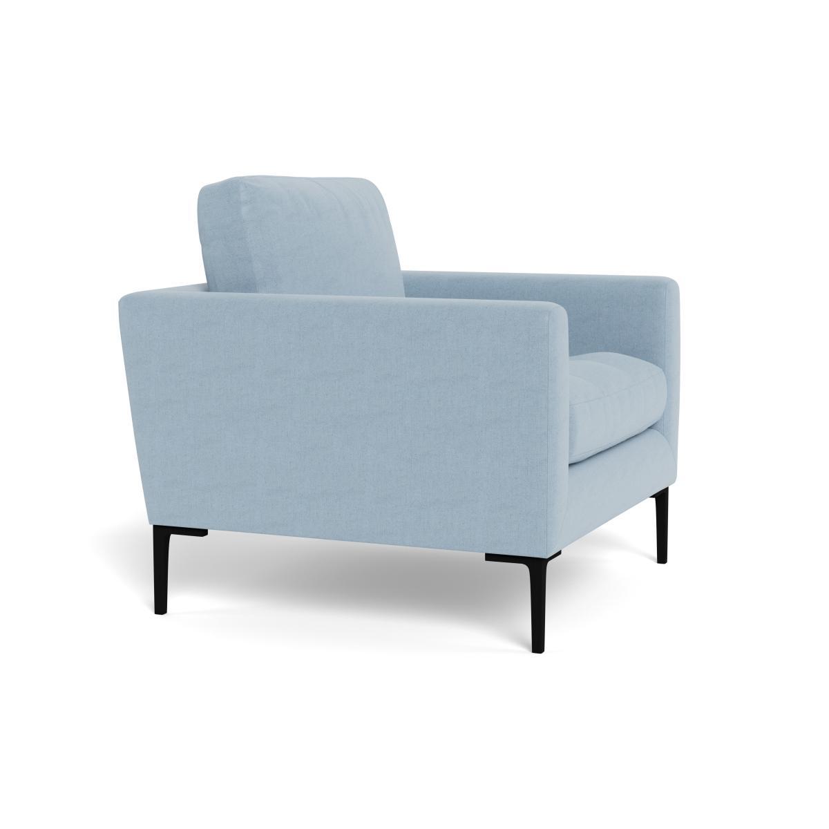 Heal's Eton Armchair Capelo LinenCotton Sea Shanty Brass Feet - Heal's UK Furniture – image 2