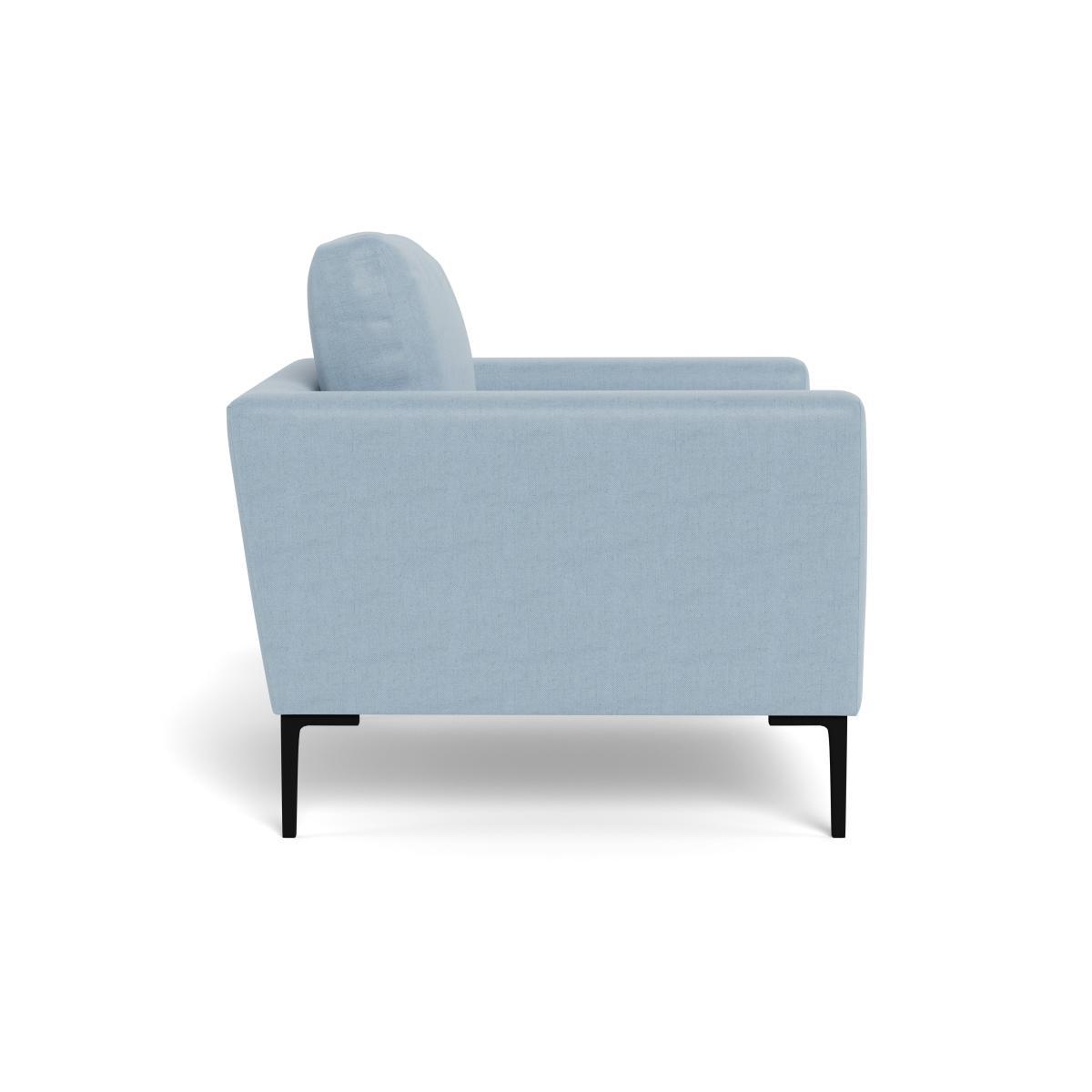 Heal's Eton Armchair Capelo LinenCotton Sea Shanty Brass Feet - Heal's UK Furniture – image 3