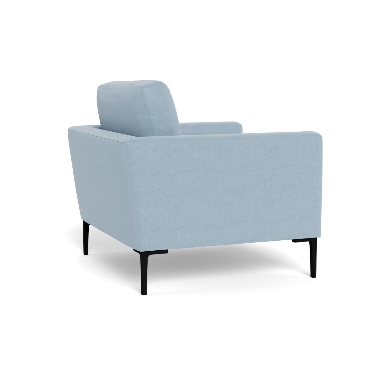 Heal's Eton Armchair Capelo LinenCotton Sea Shanty Brass Feet - Heal's UK Furniture – image 4