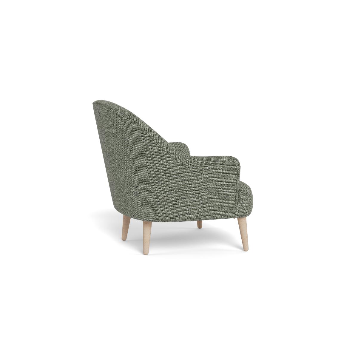 Heal's Elgin Chair Boucle Tweed Lapis Black Feet – image 4