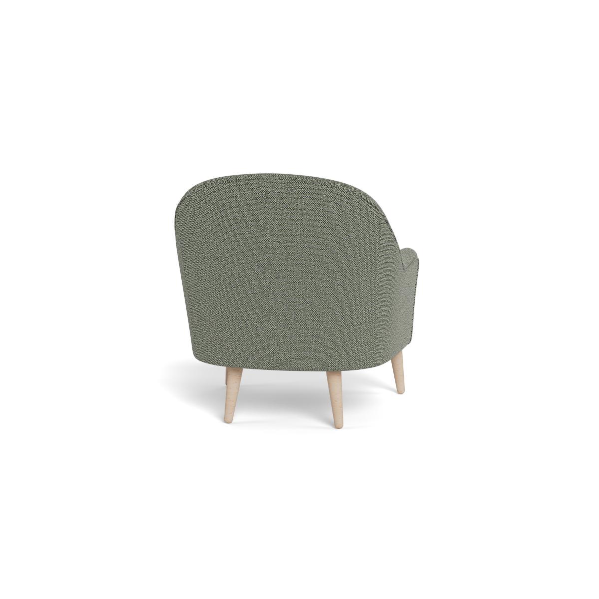 Heal's Elgin Chair Boucle Tweed Lapis Black Feet – image 5