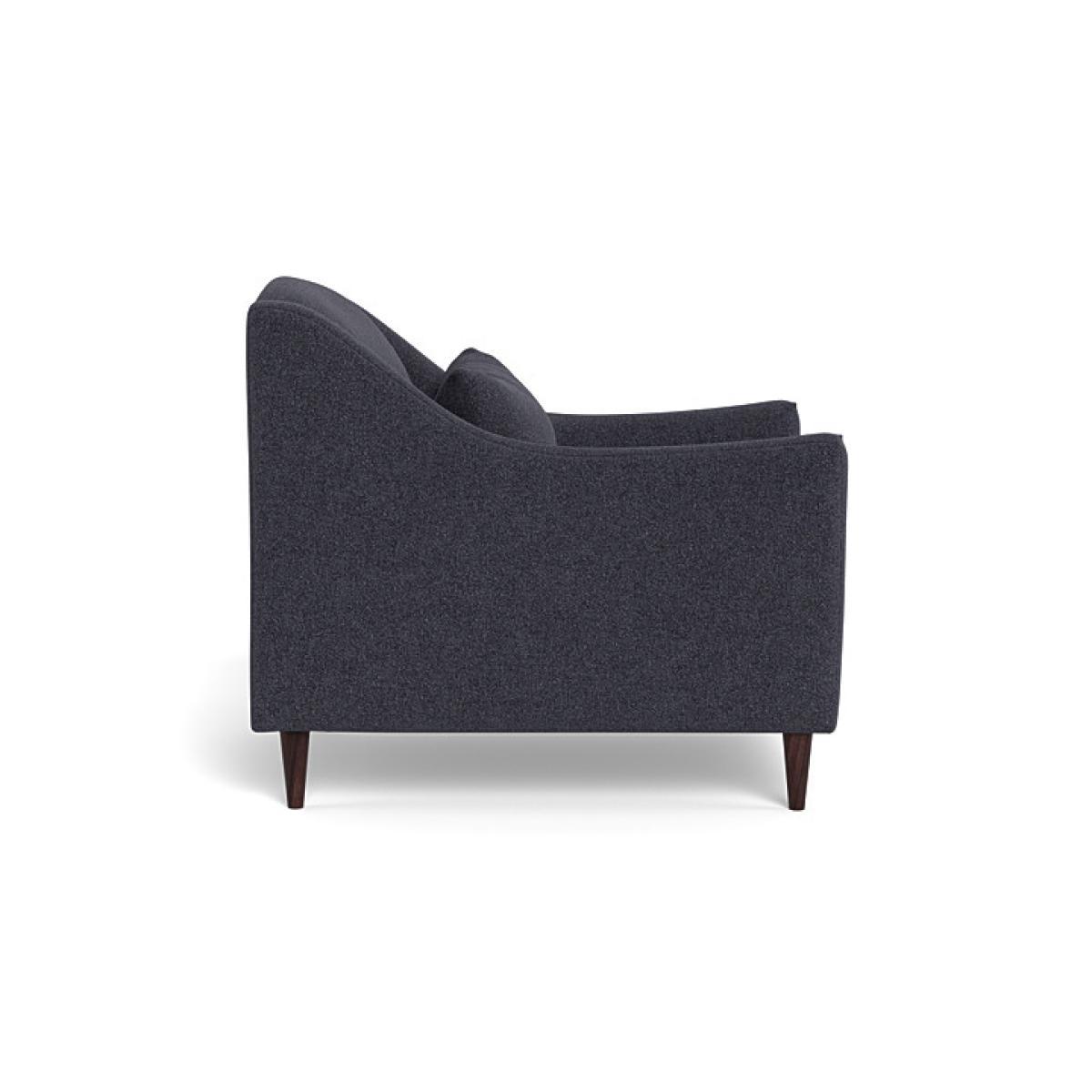 Heal's Somerset Armchair Smart Linen Mix Duck Egg Dark Stain - Heal's UK Furniture – image 3