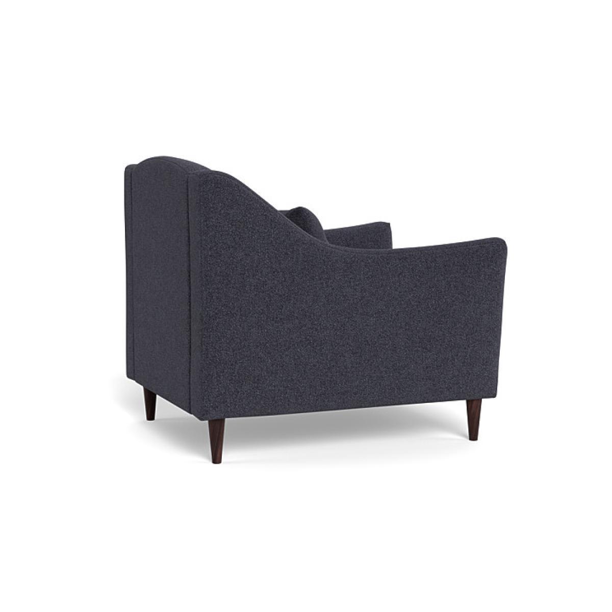 Heal's Somerset Armchair Smart Linen Mix Duck Egg Dark Stain - Heal's UK Furniture – image 4