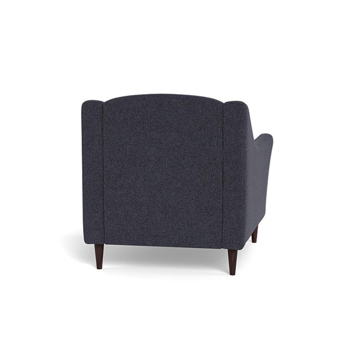 Heal's Somerset Armchair Smart Linen Mix Duck Egg Dark Stain - Heal's UK Furniture – image 5