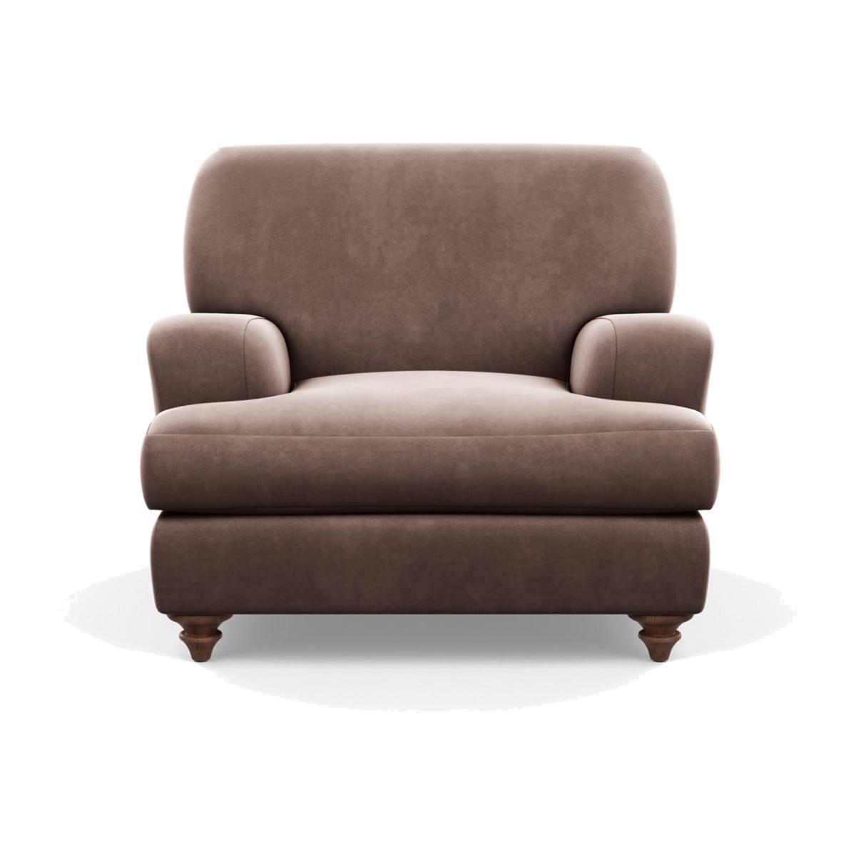 Heal's Hampstead Armchair Melton Wool New Navy Black Feet - Heal's UK Furniture – image 1