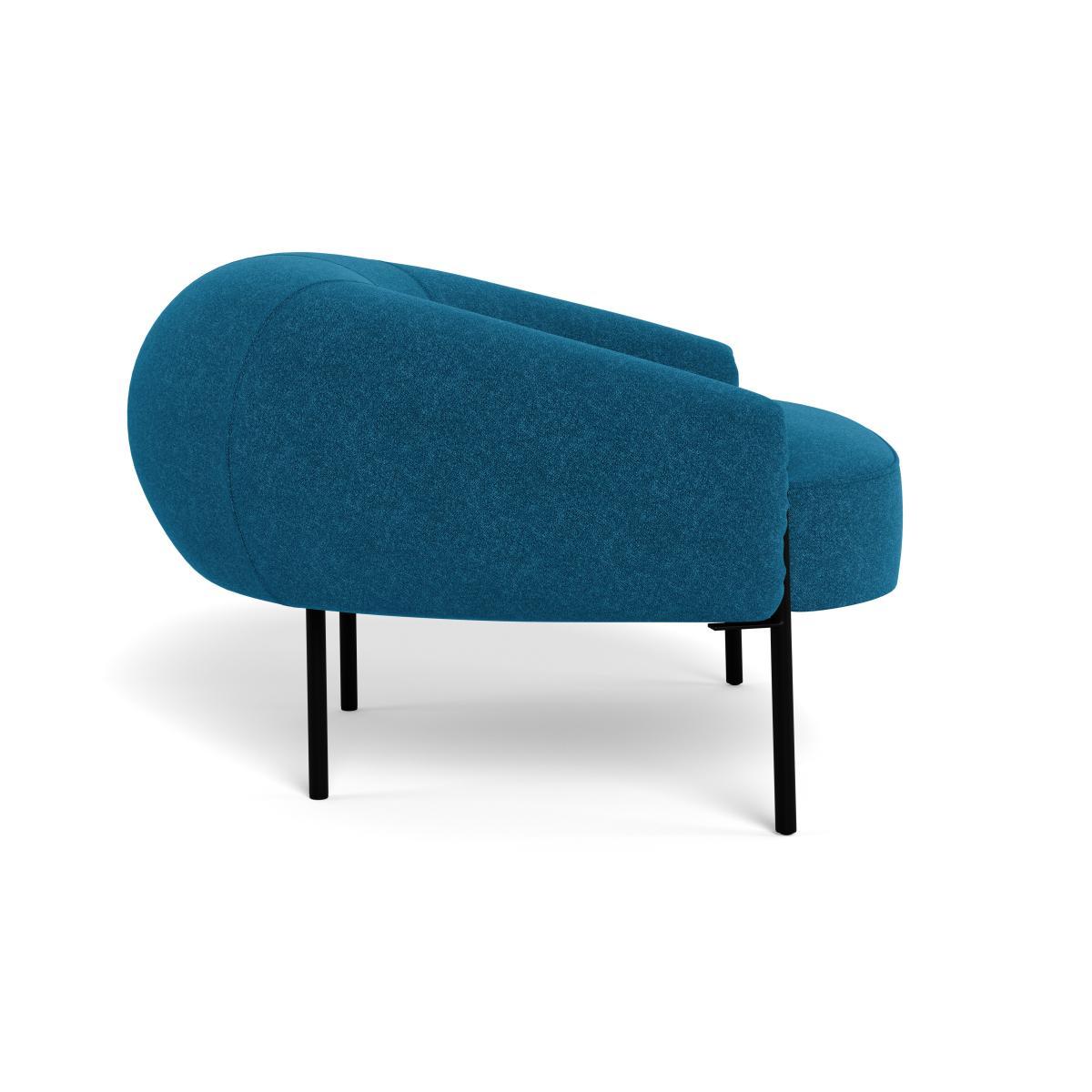 Heal's Isola Armchair St Moritz Wool Teal Bronze Feet - Heal's UK Furniture – image 3