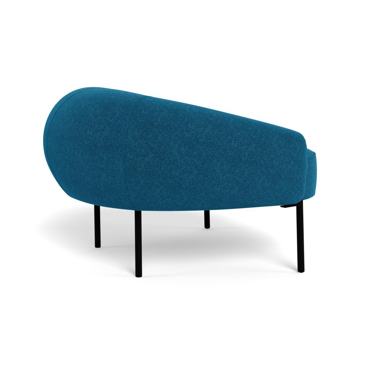 Heal's Isola Armchair St Moritz Wool Teal Bronze Feet - Heal's UK Furniture – image 4